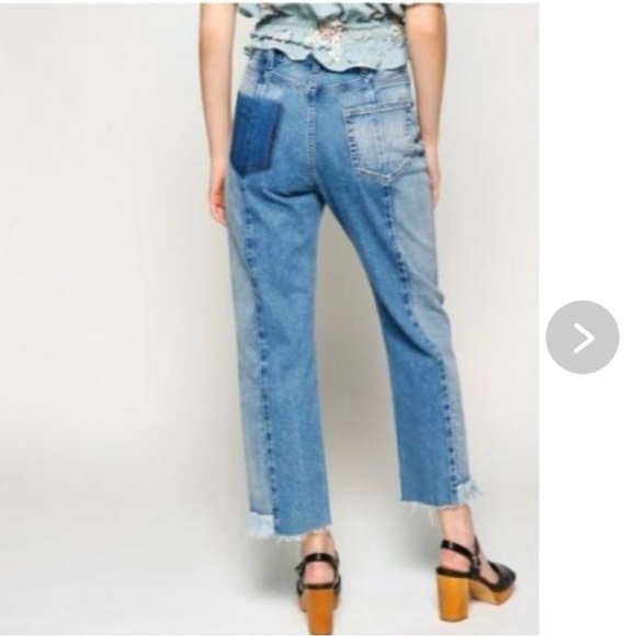 Moussy two toned straight multi wash vintage style jeans - Picture 3 of 11